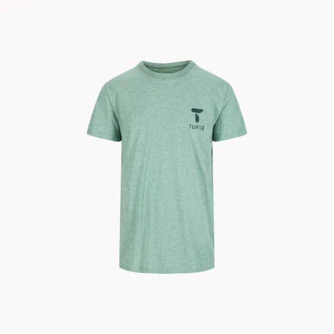 Hovedbilde Tufte M Eco Brand Tee Green Melange