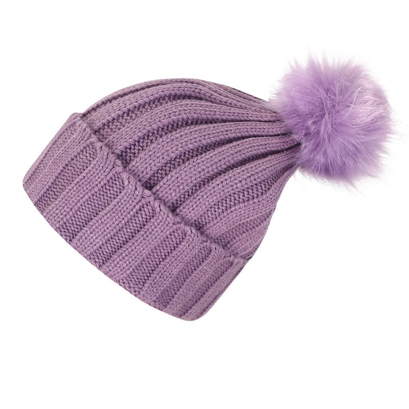 Skogstad J Trysil strikket lue Orchid Mist